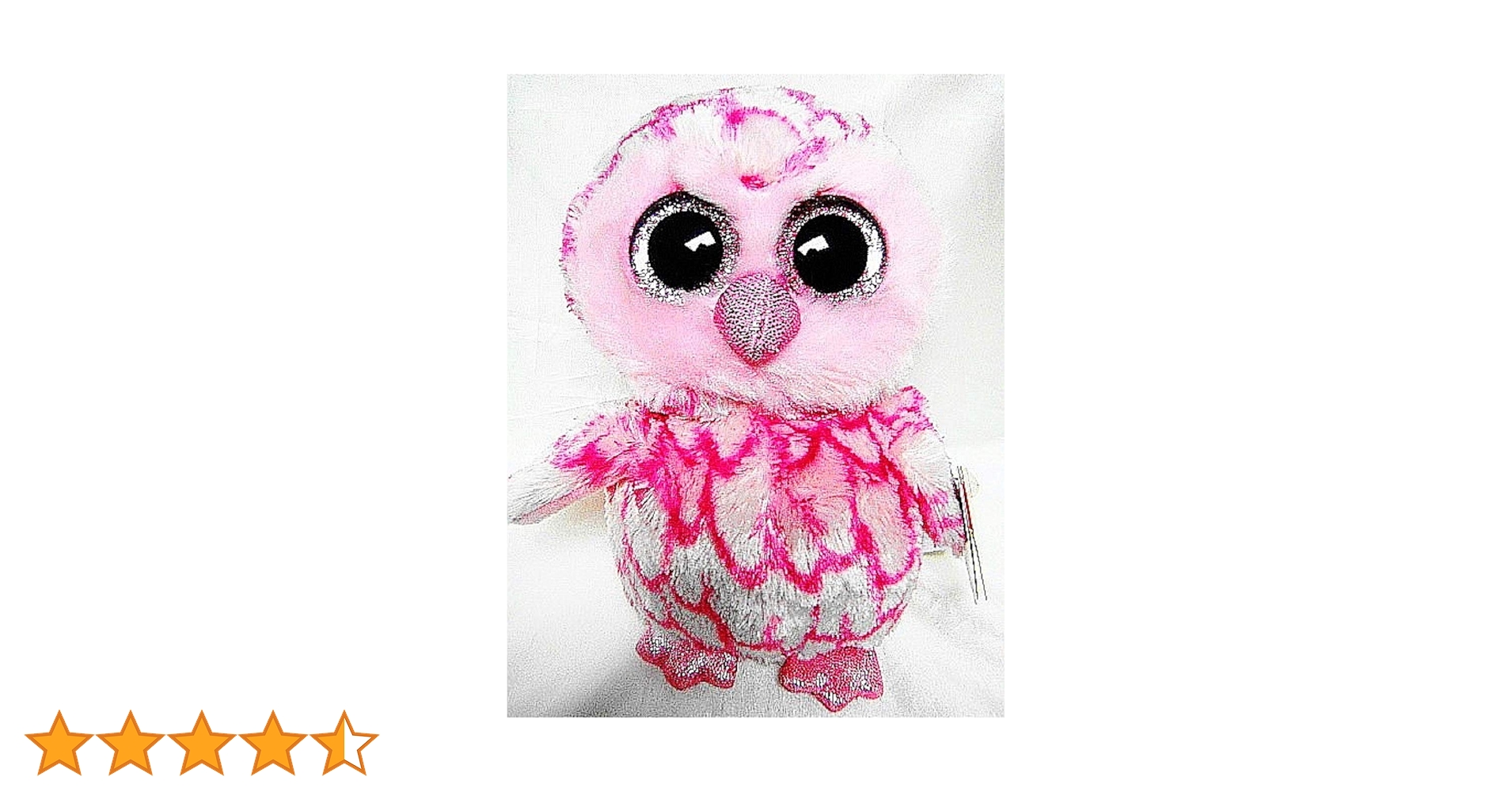 Amazon.co.jp: Ty ビーニーブーズ ピンキー (フクロウ ピンク) M